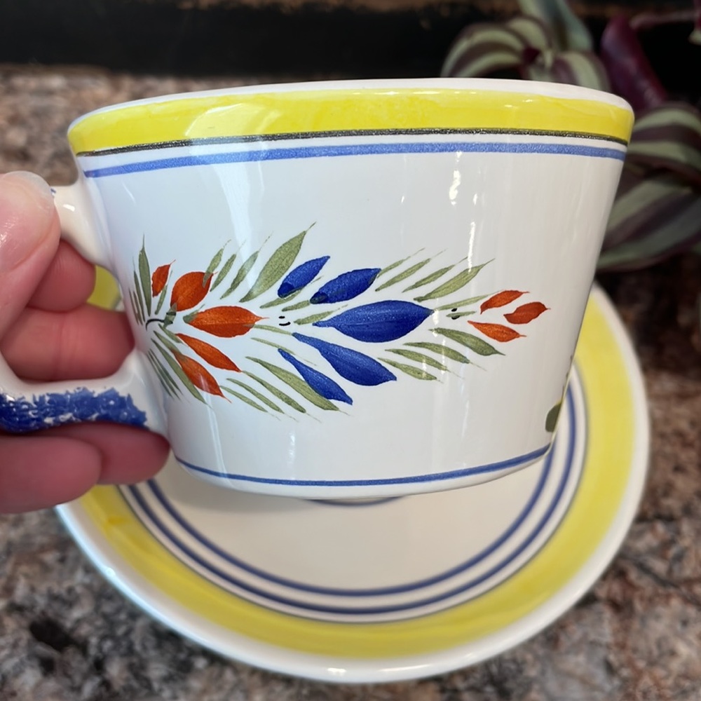 Henriot Quimper cup and saucer